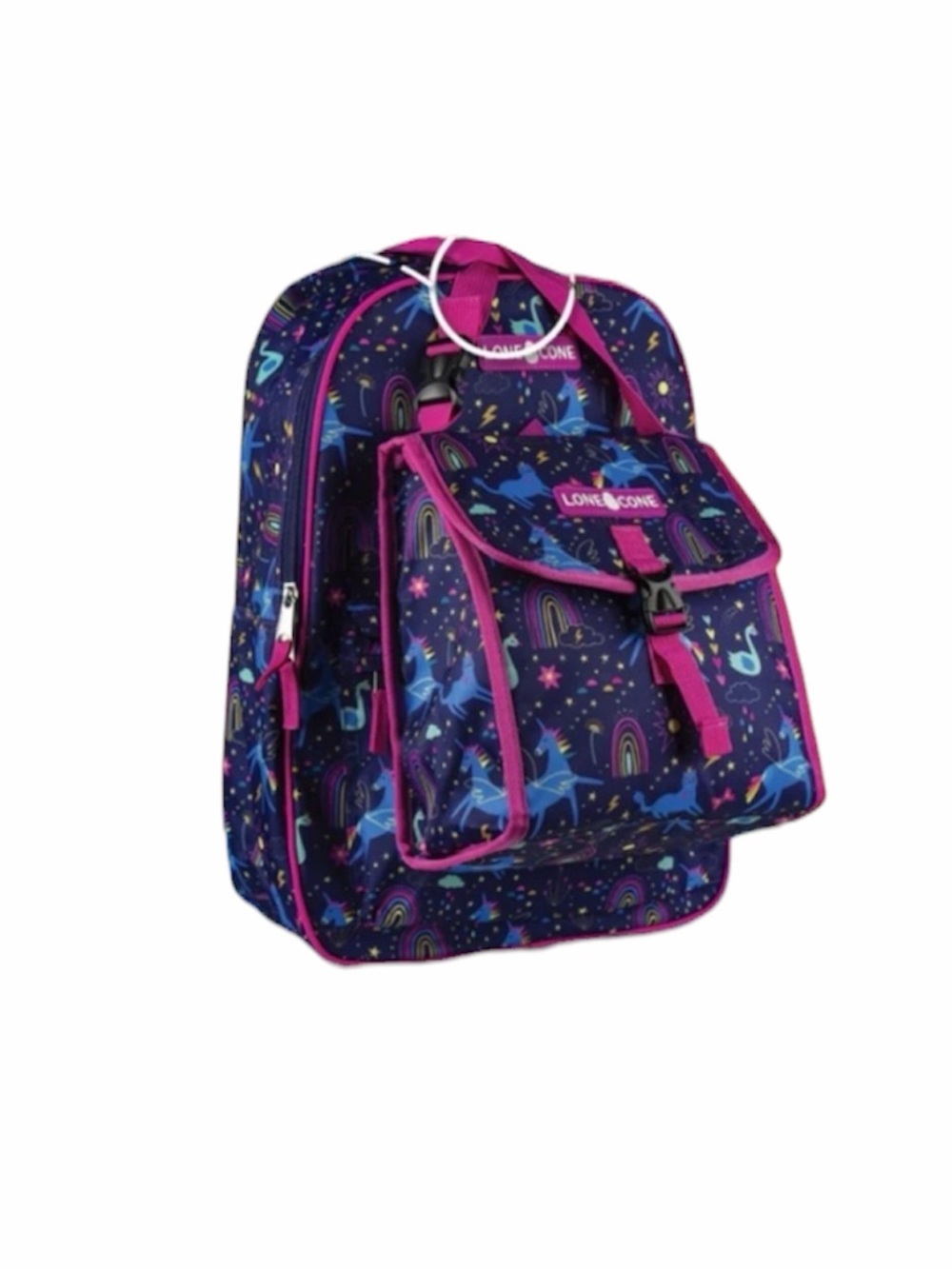 Lone Cone Unicorn Dreams 15” Backpack & Lunch Bag